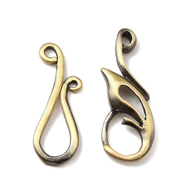 PandaHall Brass Hook Clasps, Cadmium Free & Lead Free, Rack Plating, Wing, Antique Bronze, 43x9x3mm, Hole: 2mm Brass
PandaHall Brass Hook Clasps, Cadmium Free & Lead Free, Rack Plating, Wing, Antique Bronze, 43x9x3mm, Hole: 2mm Brass