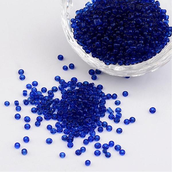 PandaHall 12/0 Glass Seed Beads, Transparent, Round, Blue, 2mm, Hole: 1mm, about 3100pcs/50g Glass Blue
PandaHall 12/0 Glass Seed Beads, Transparent, Round, Blue, 2mm, Hole: 1mm, about 3100pcs/50g Glass Blue