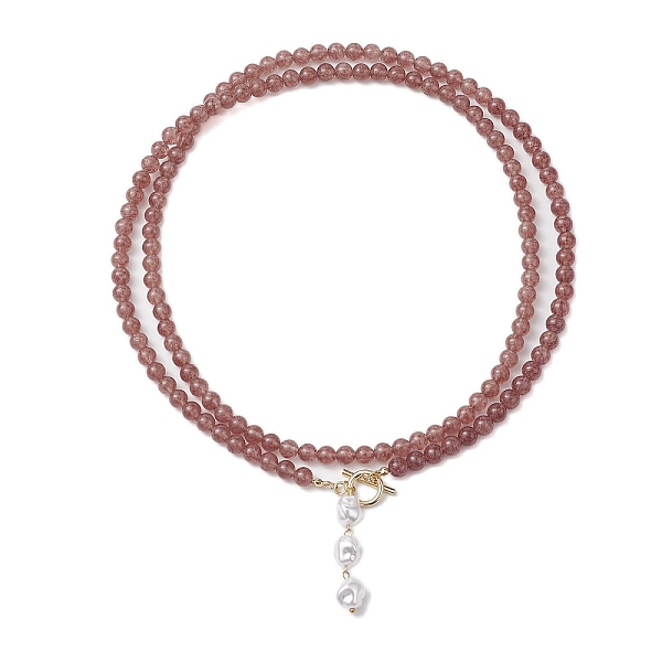 PandaHall Natural Strawberry Quartz Beaded Necklaces, Round, 36.10 inch(91.7cm) Strawberry Quartz Round
PandaHall Natural Strawberry Quartz Beaded Necklaces, Round, 36.10 inch(91.7cm) Strawberry Quartz Round