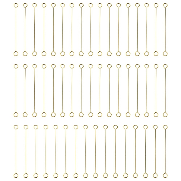 PandaHall 316 Surgical Stainless Steel Eye Pins, Double Sided Eye Pins, Golden, 26 Gauge, 30x2.5x0.4mm, Hole: 1.6mm 316 Surgical Stainless...
PandaHall 316 Surgical Stainless Steel Eye Pins, Double Sided Eye Pins, Golden, 26 Gauge, 30x2.5x0.4mm, Hole: 1.6mm 316 Surgical Stainless...