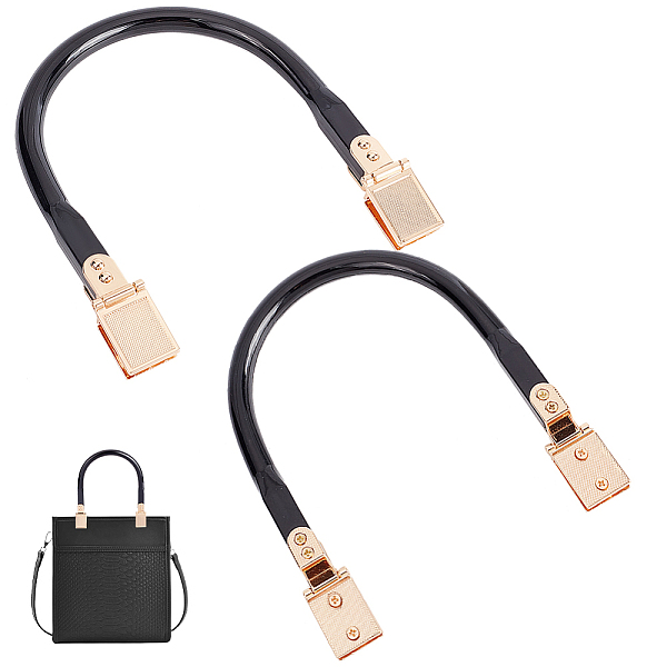 PandaHall Platsic Bag Handles, Arch, with Iron & Alloy Buckles, Screws, for Bag Replacement Accessories, Black, 14.2x12.75x1.55cm Plastic...
PandaHall Platsic Bag Handles, Arch, with Iron & Alloy Buckles, Screws, for Bag Replacement Accessories, Black, 14.2x12.75x1.55cm Plastic...