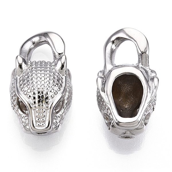 PandaHall 304 Stainless Steel Pendants, Leopard Head Charms, Stainless Steel Color, 24x13x10.5mm, Hole: 5mm 304 Stainless Steel Leopard
PandaHall 304 Stainless Steel Pendants, Leopard Head Charms, Stainless Steel Color, 24x13x10.5mm, Hole: 5mm 304 Stainless Steel Leopard