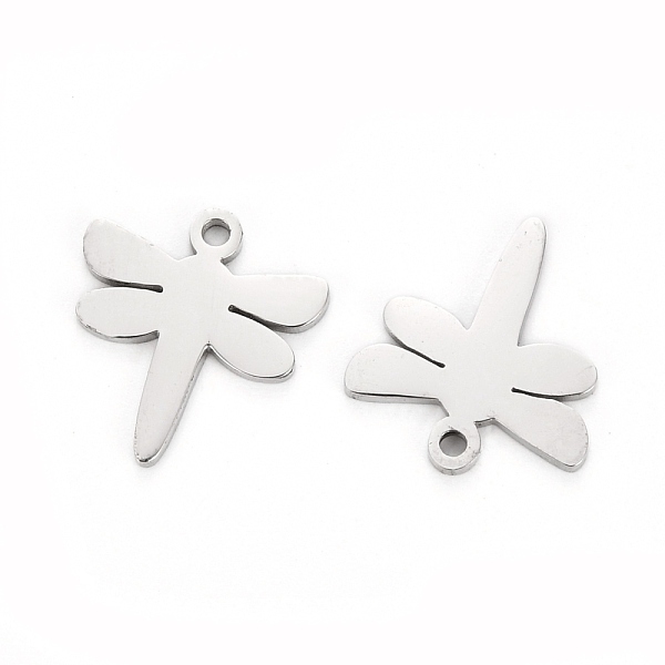 PandaHall 304 Stainless Steel Charms, Laser Cut, Dragonfly, Stainless Steel Color, 12x11x1mm, Hole: 1.2mm 304 Stainless Steel Dragonfly
PandaHall 304 Stainless Steel Charms, Laser Cut, Dragonfly, Stainless Steel Color, 12x11x1mm, Hole: 1.2mm 304 Stainless Steel Dragonfly