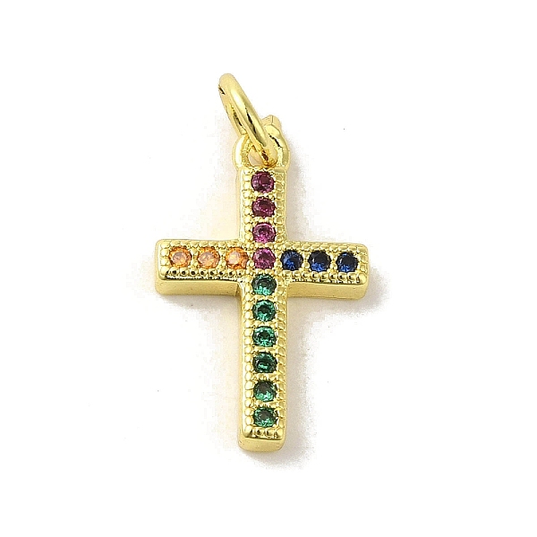 PandaHall Brass Micro Pave Cubic Zirconia Pendants, Real 18K Gold Plated, Cross Charms, Colorful, 17.5x10.5x2mm, Hole: 3mm Brass+Cubic...
PandaHall Brass Micro Pave Cubic Zirconia Pendants, Real 18K Gold Plated, Cross Charms, Colorful, 17.5x10.5x2mm, Hole: 3mm Brass+Cubic...