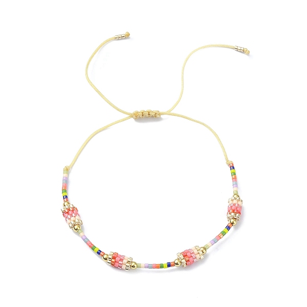PandaHall Glass Seed Column Link Bracelet, Adjustable Bracelet for Women, Pink, Inner Diameter: 1-5/8~3-3/8 inch(4~8.55cm) Glass Pink
PandaHall Glass Seed Column Link Bracelet, Adjustable Bracelet for Women, Pink, Inner Diameter: 1-5/8~3-3/8 inch(4~8.55cm) Glass Pink
