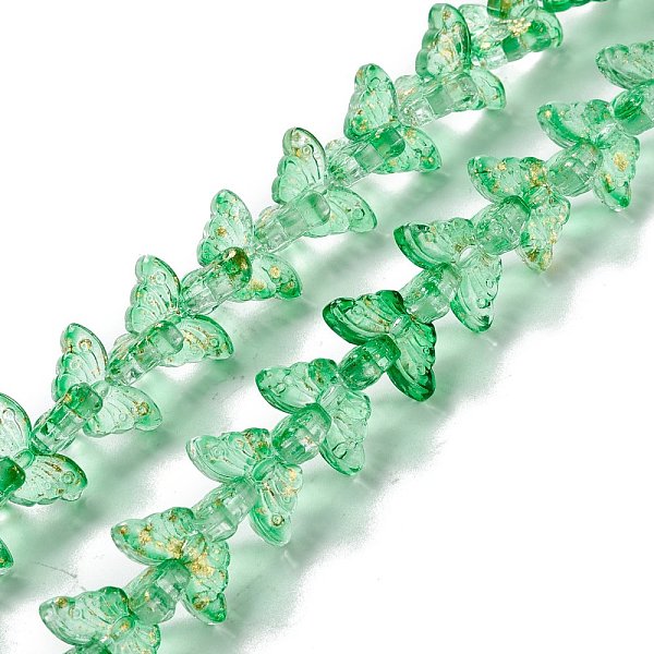 PandaHall Transparent Glass Beads Strand, Butterfly, Medium Sea Green, 8x15x4.5mm, Hole: 1mm, about 60pcs/strand, 13.78~14.17 inch...
PandaHall Transparent Glass Beads Strand, Butterfly, Medium Sea Green, 8x15x4.5mm, Hole: 1mm, about 60pcs/strand, 13.78~14.17 inch...