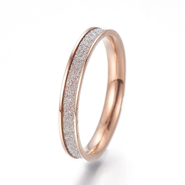PandaHall 304 Stainless Steel Finger Rings, with Rhinestone, Rose Gold, Size 6~9, 16~19mm Stainless Steel+Rhinestone Clear
PandaHall 304 Stainless Steel Finger Rings, with Rhinestone, Rose Gold, Size 6~9, 16~19mm Stainless Steel+Rhinestone Clear