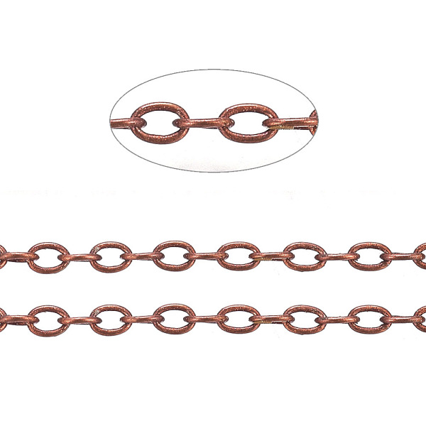 PandaHall Brass Cable Chains, Soldered, with Spool, Oval, Long-Lasting Plated, Cadmium Free & Nickel Free & Lead Free, Red Copper...
PandaHall Brass Cable Chains, Soldered, with Spool, Oval, Long-Lasting Plated, Cadmium Free & Nickel Free & Lead Free, Red Copper...