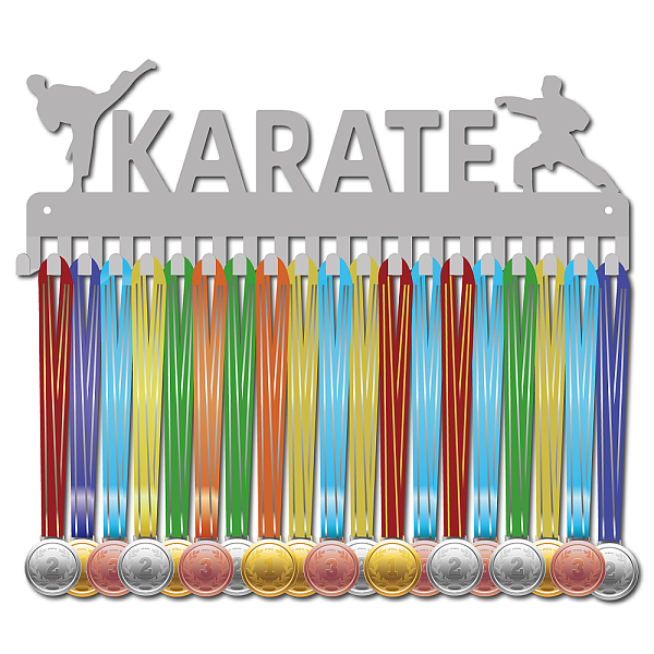 PandaHall CREATCABIN Karate Metal Medals Holder Sports Medals Display Hanger Rack Taekwondo Athlete Winner Awards Wall Mount Decor Frame..., Silver
PandaHall CREATCABIN Karate Metal Medals Holder Sports Medals Display Hanger Rack Taekwondo Athlete Winner Awards Wall Mount Decor Frame..., Silver