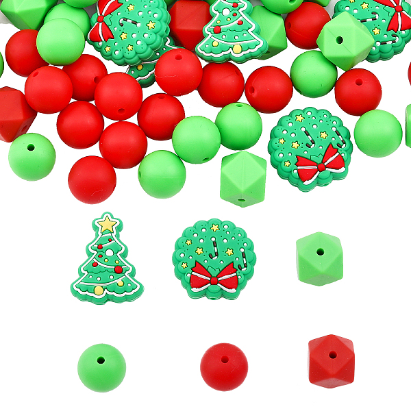 PandaHall CHGCRAFT 80Pcs 6 Style Food Grade Eco-Friendly Silicone Beads, Chewing Beads For Teethers, DIY Nursing Necklaces Making, Hexagon &..., Multicolor
PandaHall CHGCRAFT 80Pcs 6 Style Food Grade Eco-Friendly Silicone Beads, Chewing Beads For Teethers, DIY Nursing Necklaces Making, Hexagon &..., Multicolor