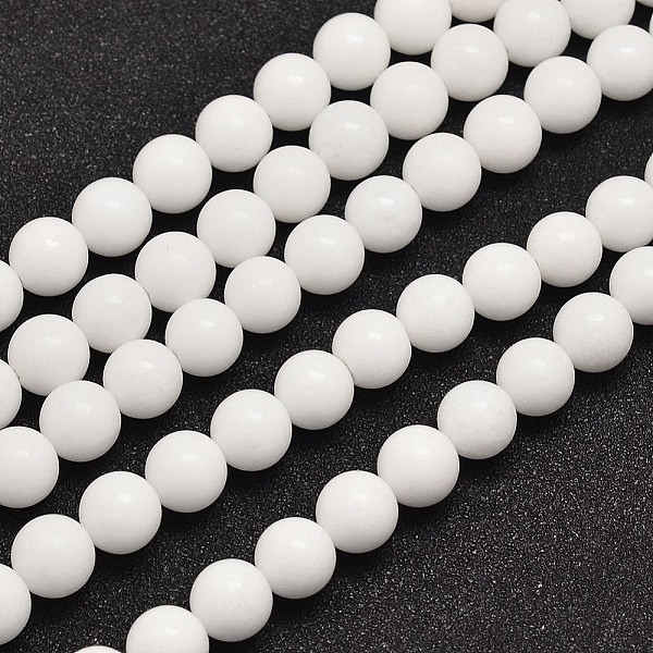 PandaHall Natural Malaysia Jade Beads Strands, Dyed & Heated, Round, White, 8mm, Hole: 1.0mm, about 48pcs/strand, 15 inch Malaysia Jade...
PandaHall Natural Malaysia Jade Beads Strands, Dyed & Heated, Round, White, 8mm, Hole: 1.0mm, about 48pcs/strand, 15 inch Malaysia Jade...