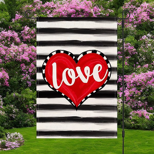 PandaHall Valentine's Day Theme Linen Garden Flags, Double Sided Yard Flags Banner Sign, for Anniversary Wedding House Outdoor Decoration..., Red
PandaHall Valentine's Day Theme Linen Garden Flags, Double Sided Yard Flags Banner Sign, for Anniversary Wedding House Outdoor Decoration..., Red