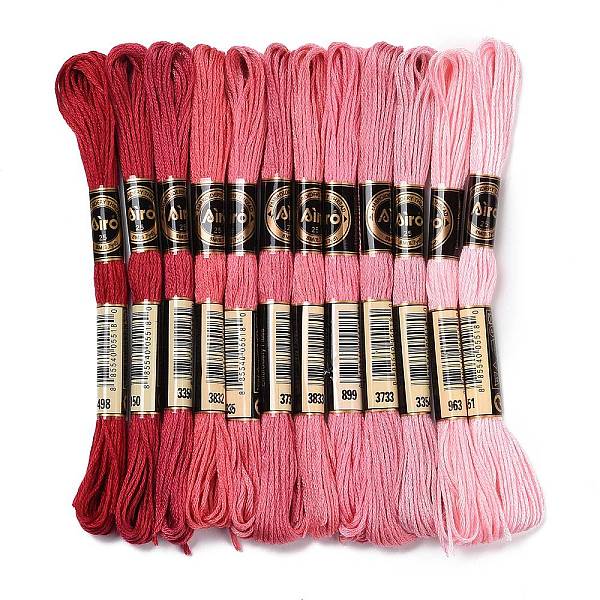 PandaHall 12 Skeins 12 Colors 6-Ply Polyester Embroidery Floss, Cross Stitch Threads, Gradient Color, Red, 0.5mm, about 8.75 Yards(8m)/Skein...
PandaHall 12 Skeins 12 Colors 6-Ply Polyester Embroidery Floss, Cross Stitch Threads, Gradient Color, Red, 0.5mm, about 8.75 Yards(8m)/Skein...