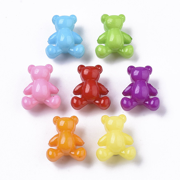 PandaHall Opaque Acrylic Beads, Bear, Mixed Color, 13.5x11.5x7.5mm, Hole: 2.5mm Acrylic Bear Multicolor
PandaHall Opaque Acrylic Beads, Bear, Mixed Color, 13.5x11.5x7.5mm, Hole: 2.5mm Acrylic Bear Multicolor