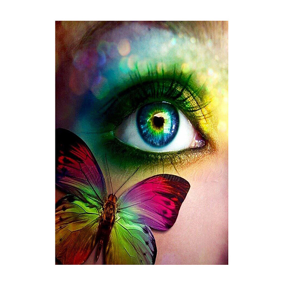 PandaHall DIY 5D Eye Pattern Canvas Diamond Painting Kits, with Resin Rhinestones, Sticky Pen, Tray Plate, Glue Clay, for Home Wall Decor..., Multicolor
PandaHall DIY 5D Eye Pattern Canvas Diamond Painting Kits, with Resin Rhinestones, Sticky Pen, Tray Plate, Glue Clay, for Home Wall Decor..., Multicolor