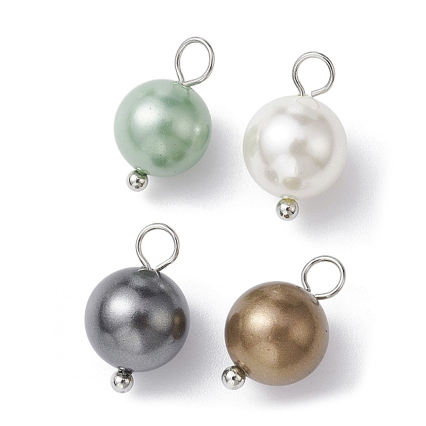 PandaHall Shell Pearl Dyed Round Charms, with Platinum Plated Brass Loops, Mixed Color, 14x8mm, Hole: 2.8mm Shell Pearl Round Multicolor
PandaHall Shell Pearl Dyed Round Charms, with Platinum Plated Brass Loops, Mixed Color, 14x8mm, Hole: 2.8mm Shell Pearl Round Multicolor