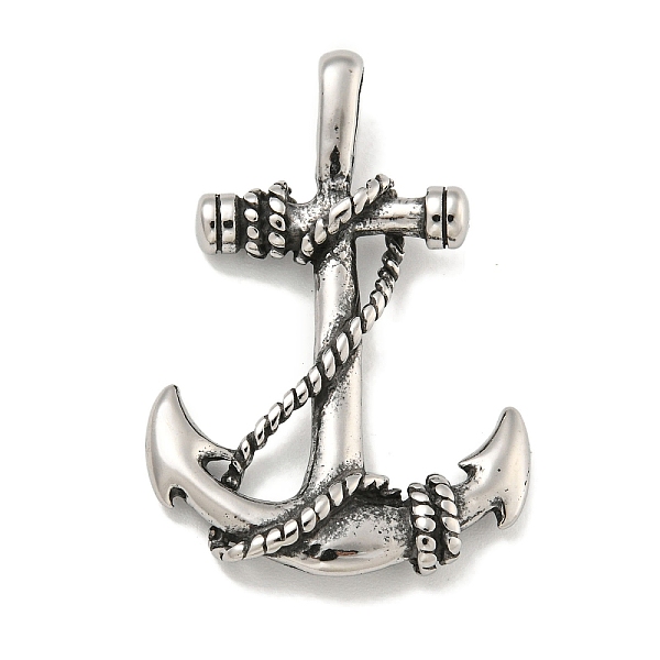 PandaHall 316 Surgical Stainless Steel Pendants, Anchor Charm, Antique Silver, 35.5x24.5x5mm, Hole: 3x6mm 316 Surgical Stainless Steel...
PandaHall 316 Surgical Stainless Steel Pendants, Anchor Charm, Antique Silver, 35.5x24.5x5mm, Hole: 3x6mm 316 Surgical Stainless Steel...