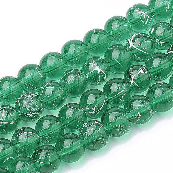 PandaHall Drawbench Transparent Glass Beads Strands, Spray Painted, Round, Green, 6mm, Hole: 1.3~1.6mm, about 133pcs/strand, 31.4 inch Glass...
PandaHall Drawbench Transparent Glass Beads Strands, Spray Painted, Round, Green, 6mm, Hole: 1.3~1.6mm, about 133pcs/strand, 31.4 inch Glass...