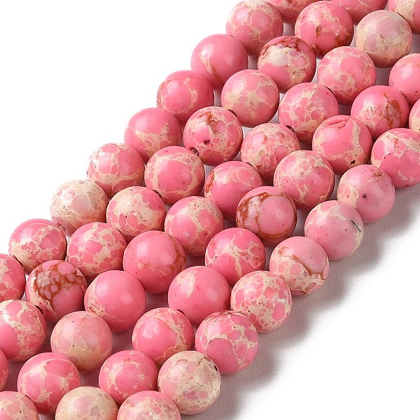 PandaHall Synthetic Imperial Jasper Dyed Beads Strands, Round, Hot Pink, 6mm, Hole: 1.4mm, about 60~62pcs/strand, 14.72''~15.28''...
PandaHall Synthetic Imperial Jasper Dyed Beads Strands, Round, Hot Pink, 6mm, Hole: 1.4mm, about 60~62pcs/strand, 14.72''~15.28''...