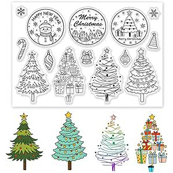 PandaHall BENECREAT Christmas Tree Theme PVC Plastic Stamps, 16x11cm Christmas Trees Presents Bells Snowmen Houses DIY Scrapbooking Arts...
PandaHall BENECREAT Christmas Tree Theme PVC Plastic Stamps, 16x11cm Christmas Trees Presents Bells Snowmen Houses DIY Scrapbooking Arts...