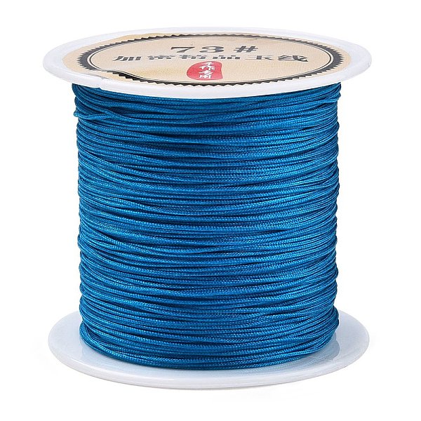 PandaHall 40 Yards Nylon Chinese Knot Cord, Nylon Jewelry Cord for Jewelry Making, Dodger Blue, 0.6mm Nylon
PandaHall 40 Yards Nylon Chinese Knot Cord, Nylon Jewelry Cord for Jewelry Making, Dodger Blue, 0.6mm Nylon