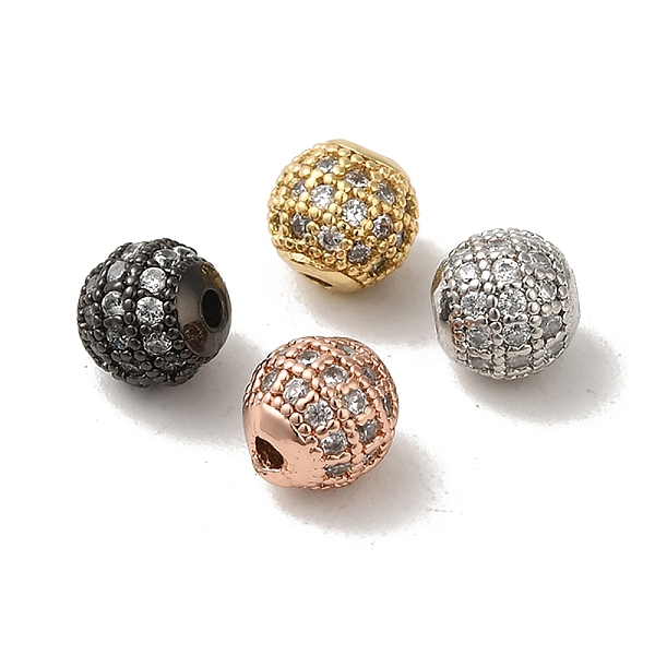 PandaHall Brass Cubic Zirconia Beads, Round, Mixed Color, 6mm, Hole: 1.5mm Brass+Cubic Zirconia Round
PandaHall Brass Cubic Zirconia Beads, Round, Mixed Color, 6mm, Hole: 1.5mm Brass+Cubic Zirconia Round