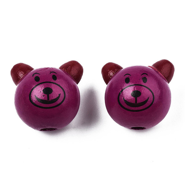 PandaHall Natural Wooden European Beads, Large Hole Beads, Dyed, Bear, Lead Free, Purple, 26x26x23.5mm, Hole: 5mm Wood Bear Purple
PandaHall Natural Wooden European Beads, Large Hole Beads, Dyed, Bear, Lead Free, Purple, 26x26x23.5mm, Hole: 5mm Wood Bear Purple
