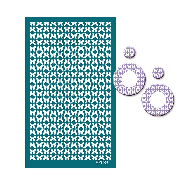 PandaHall Polyester Silk Screen Printing Stencil, Reusable Polymer Clay Silkscreen Tool, for DIY Polymer Clay Earrings Making, Butterfly..., Cyan
PandaHall Polyester Silk Screen Printing Stencil, Reusable Polymer Clay Silkscreen Tool, for DIY Polymer Clay Earrings Making, Butterfly..., Cyan