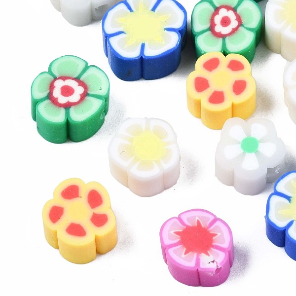 PandaHall Handmade Polymer Clay Beads, Flower, Mixed Color, 7.5~9x7.5~10x4~5mm, Hole: 1.6mm Polymer Clay Flower Multicolor
PandaHall Handmade Polymer Clay Beads, Flower, Mixed Color, 7.5~9x7.5~10x4~5mm, Hole: 1.6mm Polymer Clay Flower Multicolor