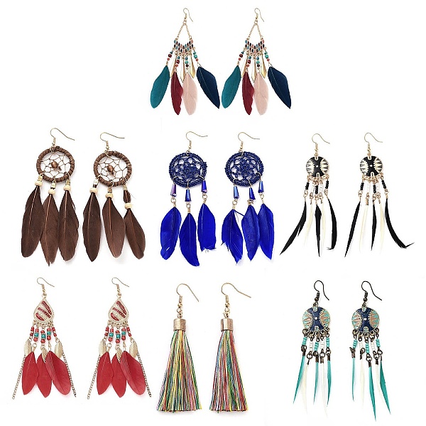 PandaHall Alloy with Silver Chandelier Earrings, Mixed Shapes, 80~131x7~33mm Alloy Mixed Shapes
PandaHall Alloy with Silver Chandelier Earrings, Mixed Shapes, 80~131x7~33mm Alloy Mixed Shapes