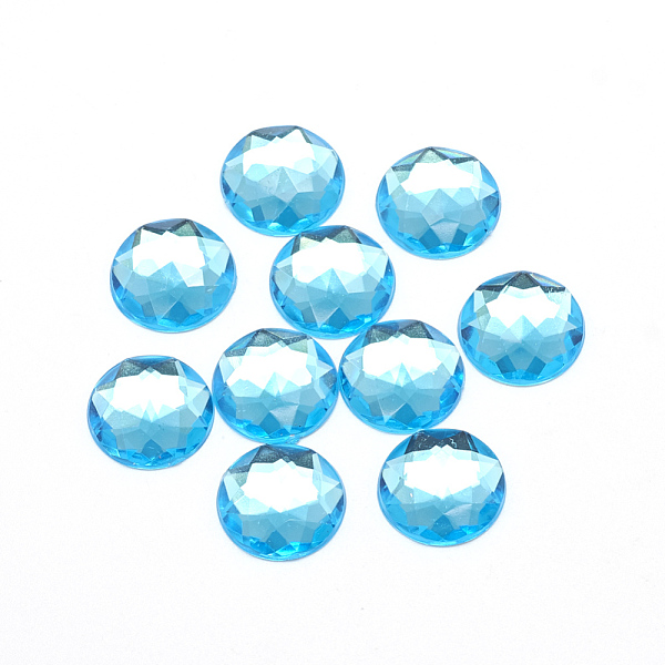 PandaHall Acrylic Rhinestone Flat Back Cabochons, Faceted, Bottom Silver Plated, Half Round/Dome, Cyan, 8x3mm Acrylic Rhinestone Half Round...
PandaHall Acrylic Rhinestone Flat Back Cabochons, Faceted, Bottom Silver Plated, Half Round/Dome, Cyan, 8x3mm Acrylic Rhinestone Half Round...