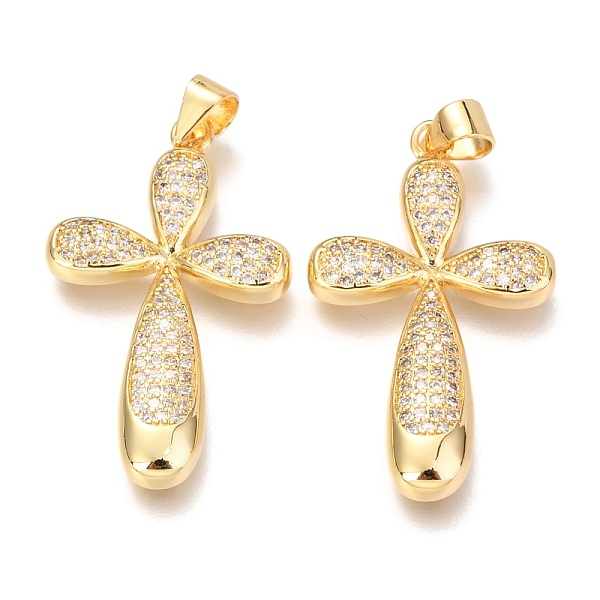PandaHall Brass Micro Pave Clear Cubic Zirconia Pendants, Cross, Real 18K Gold Plated, 31x19x3mm, Hole: 3mm Brass+Cubic Zirconia Cross Clear
PandaHall Brass Micro Pave Clear Cubic Zirconia Pendants, Cross, Real 18K Gold Plated, 31x19x3mm, Hole: 3mm Brass+Cubic Zirconia Cross Clear