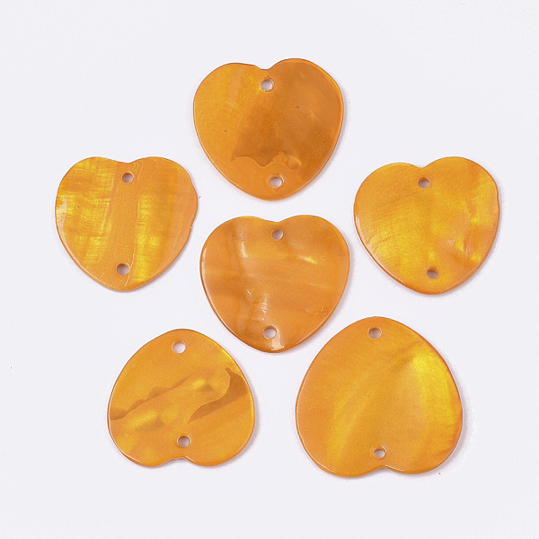 PandaHall Spray Painted Freshwater Shell Links connectors, Heart, Orange, 27x28x2mm, Hole: 2mm Shell Heart Orange
PandaHall Spray Painted Freshwater Shell Links connectors, Heart, Orange, 27x28x2mm, Hole: 2mm Shell Heart Orange