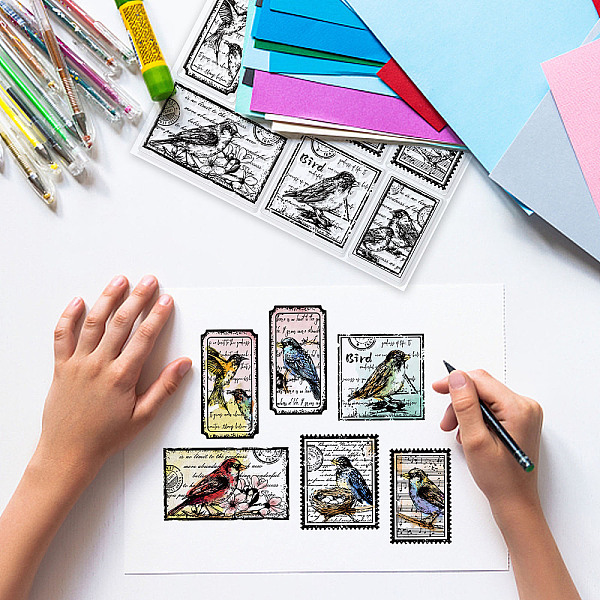 PandaHall GLOBLELAND Vintage Flower and Bird Text Clear Stamps for Scrapbooking Emotional Text Transparent Stamps Travel Style Silicone...
PandaHall GLOBLELAND Vintage Flower and Bird Text Clear Stamps for Scrapbooking Emotional Text Transparent Stamps Travel Style Silicone...