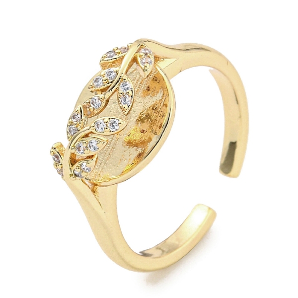 PandaHall Leaf Brass Micro Pave Cubic Zirconia Cuff Open Rings for Women, Long-Lasting Plated, Golden, Adjustable Brass+Cubic Zirconia Leaf
PandaHall Leaf Brass Micro Pave Cubic Zirconia Cuff Open Rings for Women, Long-Lasting Plated, Golden, Adjustable Brass+Cubic Zirconia Leaf