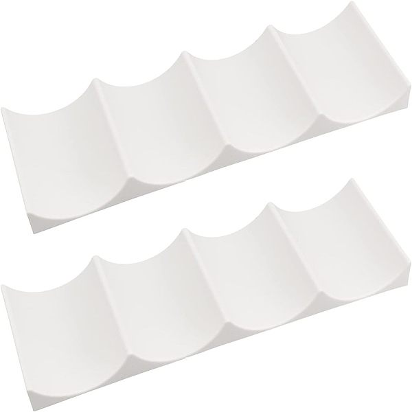 PandaHall Plastic Wine Rack Display Mat Wine Holder Storage Organizer, White, 29.4x10x2.3cm Plastic White
PandaHall Plastic Wine Rack Display Mat Wine Holder Storage Organizer, White, 29.4x10x2.3cm Plastic White
