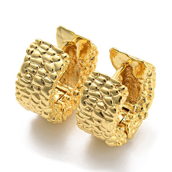 PandaHall Round with Alligator Pattern Hoop Earrings, Brass Jewelry for Women, Cadmium Free & Lead Free, Real 18K Gold Plated, 15.5x7.5mm...
PandaHall Round with Alligator Pattern Hoop Earrings, Brass Jewelry for Women, Cadmium Free & Lead Free, Real 18K Gold Plated, 15.5x7.5mm...