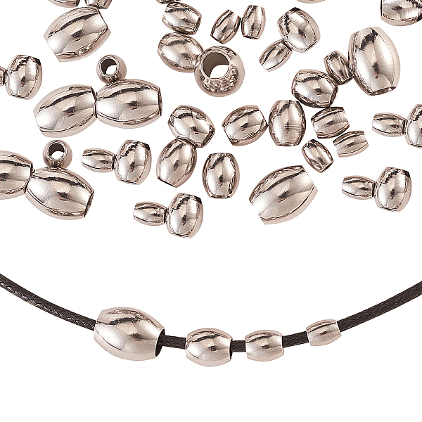 PandaHall Barrel 304 Stainless Steel Spacer Bead, Stainless Steel Color, 5/6/7/10x4/5/6/8mm, Hole: 2/2.5/3/4mm, 40pcs/box 304 Stainless...
PandaHall Barrel 304 Stainless Steel Spacer Bead, Stainless Steel Color, 5/6/7/10x4/5/6/8mm, Hole: 2/2.5/3/4mm, 40pcs/box 304 Stainless...