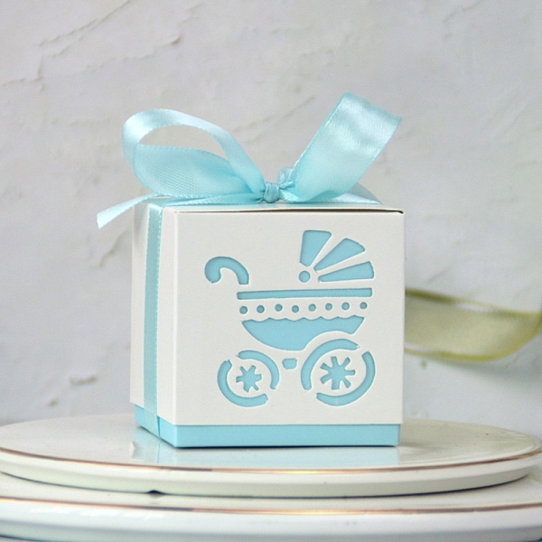 PandaHall Hollow Stroller BB Car Carriage Candy Box wedding party gifts with Ribbons, Aqua, 6x6x6cm Paper Square Cyan
PandaHall Hollow Stroller BB Car Carriage Candy Box wedding party gifts with Ribbons, Aqua, 6x6x6cm Paper Square Cyan