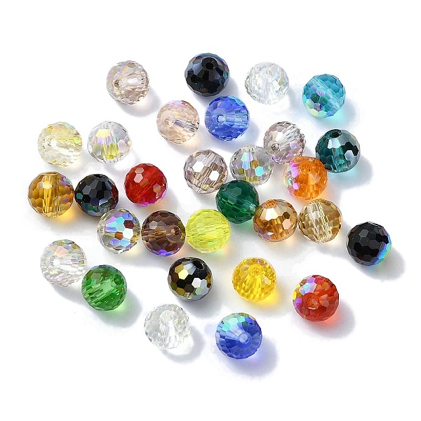 PandaHall AB Color Plated Glass Beads, Faceted Round, Mixed Color, 8x7mm, Hole: 1.5mm Glass Round Multicolor
PandaHall AB Color Plated Glass Beads, Faceted Round, Mixed Color, 8x7mm, Hole: 1.5mm Glass Round Multicolor