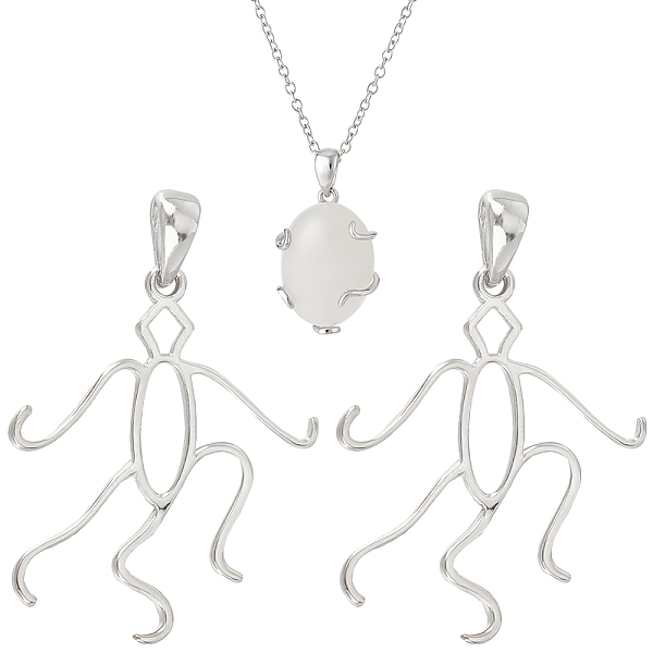 PandaHall BENECREAT 2Pcs 925 Sterling Silver Hollow Charm Cabochon Settings, Twist, Platinum, 25x24x1mm, Hole: 4x3mm Sterling Silver Twist
PandaHall BENECREAT 2Pcs 925 Sterling Silver Hollow Charm Cabochon Settings, Twist, Platinum, 25x24x1mm, Hole: 4x3mm Sterling Silver Twist