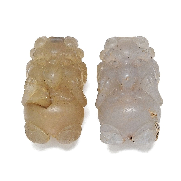 PandaHall Natural Agate Beads, Carved Animal Beads, Camel, 23.5~25x12.2~13.6x12.2~13.4mm, Hole: 1.2mm Natural Agate Other Animal Brown
PandaHall Natural Agate Beads, Carved Animal Beads, Camel, 23.5~25x12.2~13.6x12.2~13.4mm, Hole: 1.2mm Natural Agate Other Animal Brown