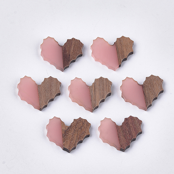 PandaHall Resin & Walnut Wood Cabochons, Heart, Pink, 20.5x24~24.5mmx3mm Resin+Wood Heart Pink
PandaHall Resin & Walnut Wood Cabochons, Heart, Pink, 20.5x24~24.5mmx3mm Resin+Wood Heart Pink