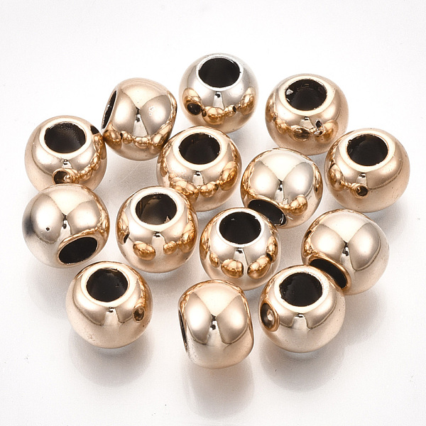 PandaHall UV Plating ABS Plastic Beads, Round, Rose Gold Plated, 12x9mm, Hole: 6mm ABS Plastic Round
PandaHall UV Plating ABS Plastic Beads, Round, Rose Gold Plated, 12x9mm, Hole: 6mm ABS Plastic Round