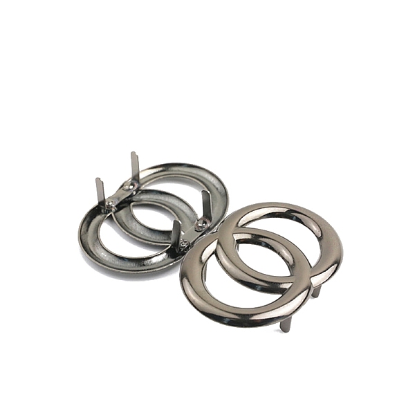 PandaHall Ring Shape Alloy Decorative Buckles, Bag Decorations, Gunmetal, 3.6x5.2cm Alloy Ring
PandaHall Ring Shape Alloy Decorative Buckles, Bag Decorations, Gunmetal, 3.6x5.2cm Alloy Ring