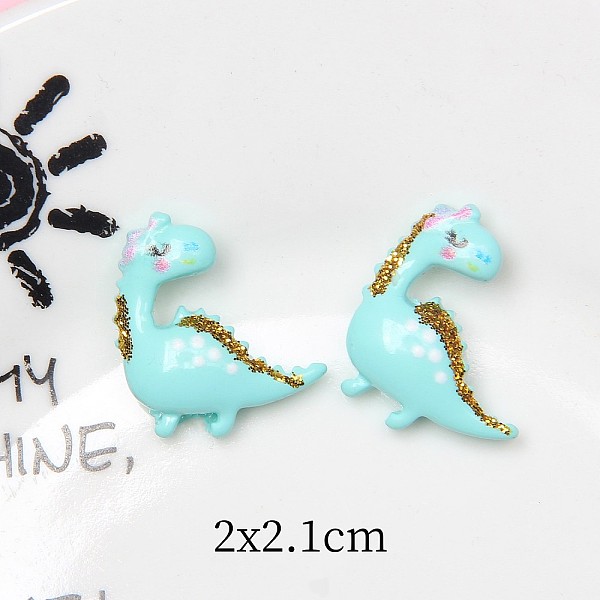 PandaHall Opaque Reisn Decoden Cabochons, Dinosaur with Glitter Powder, Cyan, 20x21mm Resin Dinosaur Cyan
PandaHall Opaque Reisn Decoden Cabochons, Dinosaur with Glitter Powder, Cyan, 20x21mm Resin Dinosaur Cyan