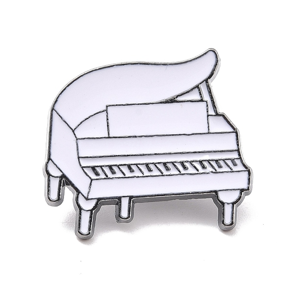 PandaHall Piano Enamel Pin, Musical Instruments Alloy Badge for Backpack Clothes, Gunmetal, White, 23x26x1.5mm Alloy+Enamel White
PandaHall Piano Enamel Pin, Musical Instruments Alloy Badge for Backpack Clothes, Gunmetal, White, 23x26x1.5mm Alloy+Enamel White
