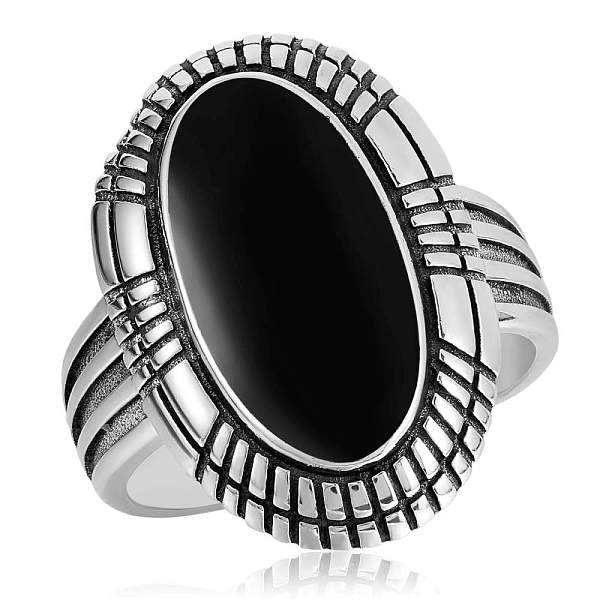PandaHall 925 Sterling Silver Adjustable Ring, Natural Black Garnet Oval Chunky Ring for Women, Antique Silver, US Size 5 1/4(15.9mm)...
PandaHall 925 Sterling Silver Adjustable Ring, Natural Black Garnet Oval Chunky Ring for Women, Antique Silver, US Size 5 1/4(15.9mm)...