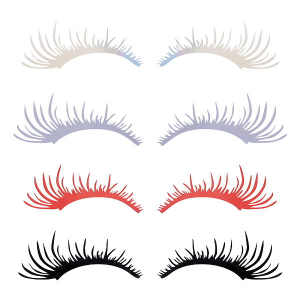 PandaHall SUPERFINDINGS 4 Pairs 4 Colors PET Eyelash Car Stickers, Waterproof Self Adhesive Eyelash Decals for Car Headlight Decor, Mixed..., Multicolor
PandaHall SUPERFINDINGS 4 Pairs 4 Colors PET Eyelash Car Stickers, Waterproof Self Adhesive Eyelash Decals for Car Headlight Decor, Mixed..., Multicolor
