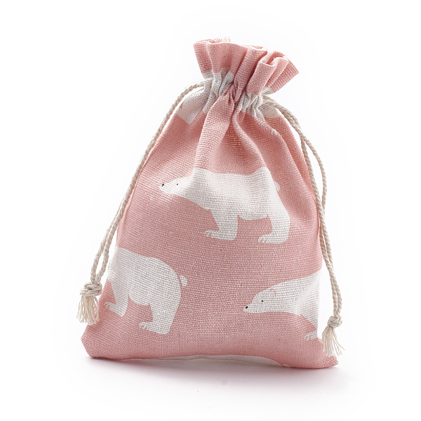 PandaHall Polycotton(Polyester Cotton) Packing Pouches Drawstring Bags, with Printed White Bear, Pink, 18x13cm Polycotton Pink
PandaHall Polycotton(Polyester Cotton) Packing Pouches Drawstring Bags, with Printed White Bear, Pink, 18x13cm Polycotton Pink